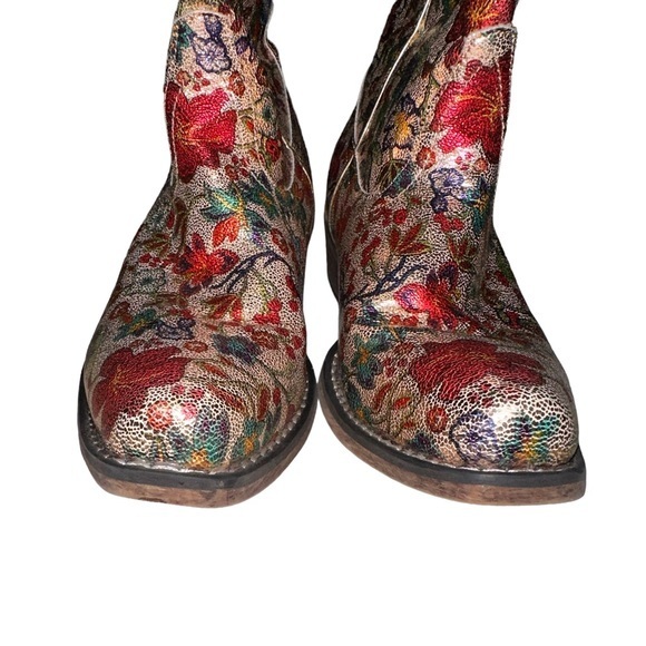 Roper Ingrid Floral Western booties - Picture 5 of 7